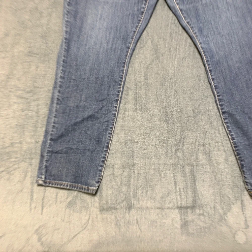 Levi's Signature Mid Rise Slim Jeans Men 36 Blue Denim Cotton Medium Wash Casual